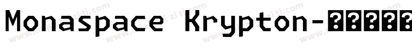 Monaspace Krypton字体转换